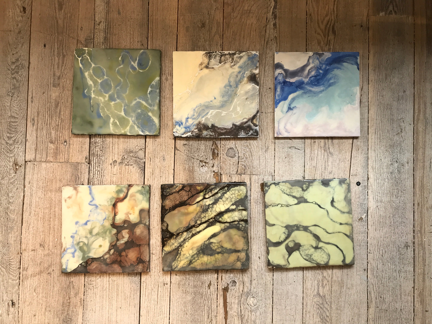 Tania Dibbs - Atlas (set of 3 square panels)